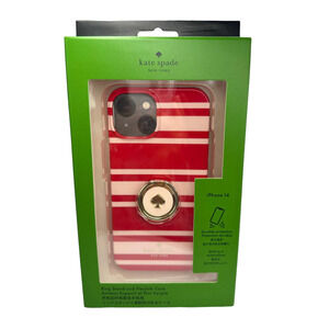 Kate Spade Sailing Stripe iPhone 14  Stability Ring Case